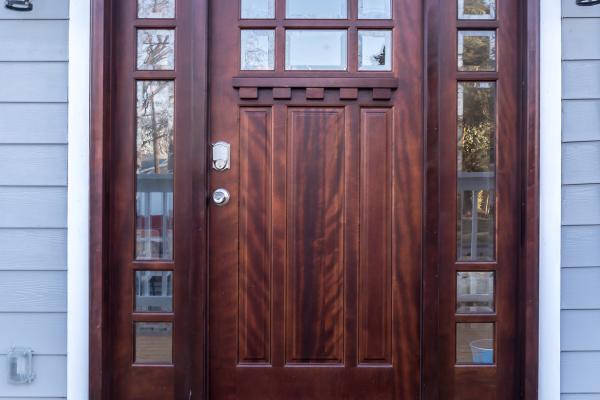 Craftsman Maple Entry Door