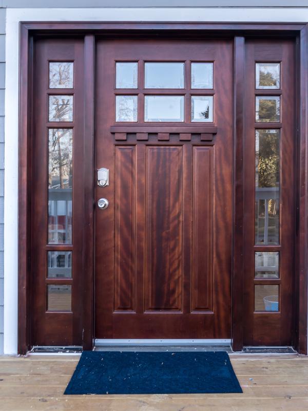 Craftsman Maple Entry Door