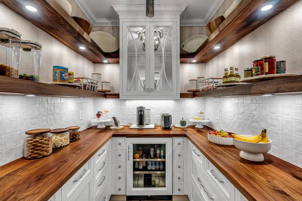 Custom Lighted Pantry